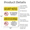 Signmission No Guns Allowed Bilingual OSHA Security Notice Sign, Aluminum, 10in W x 14in L, 2PK OS-2PACK-SN-A-1014-L-11612 - alternate 5